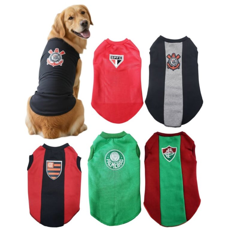 Roupinha Pet para cachorro de time