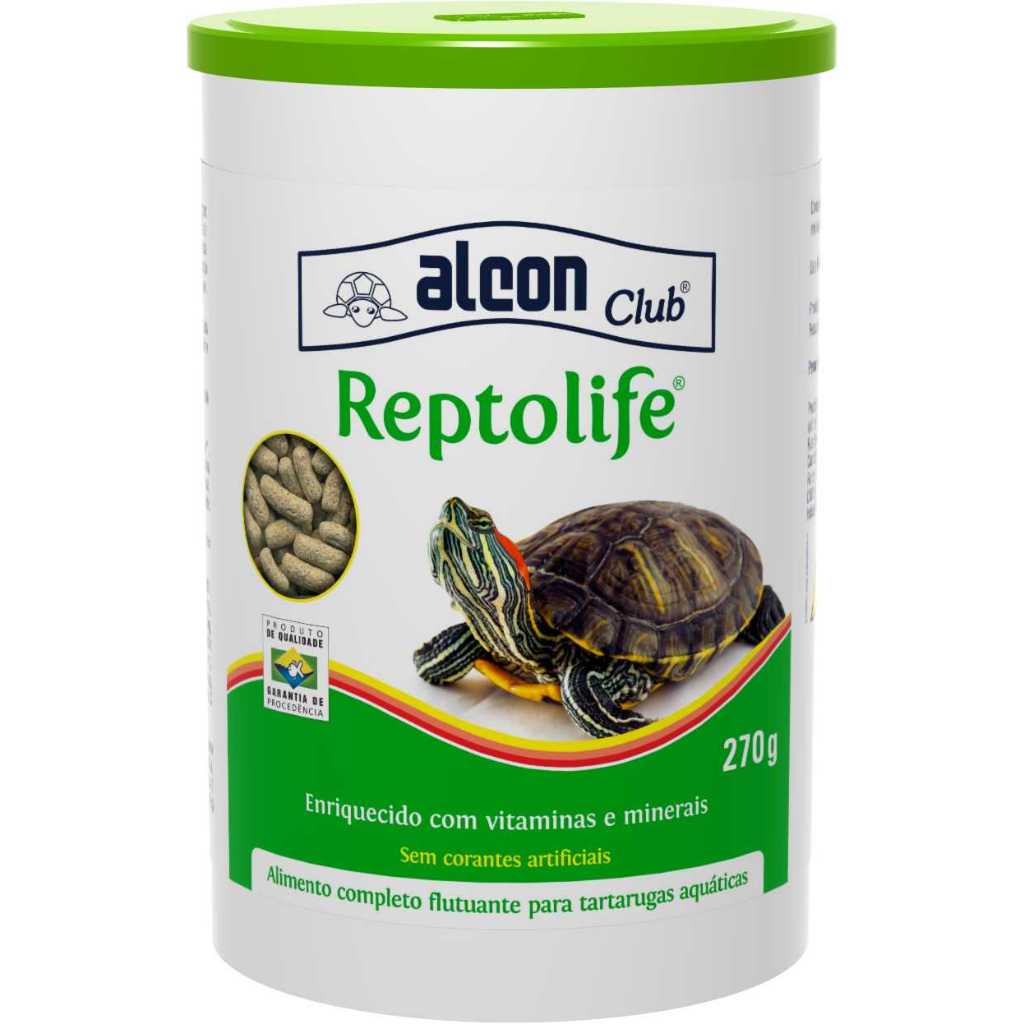 Ração Tartaruga Alcon Club Reptolife 270 g  ou 1 kg