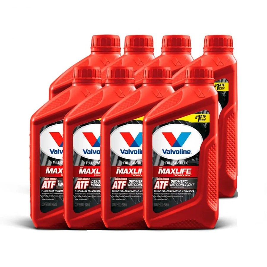 KIT ÓLEO TRANSMISSÃO AUTOMATICA FIT VALVOLINE MAXLIFE 8LT