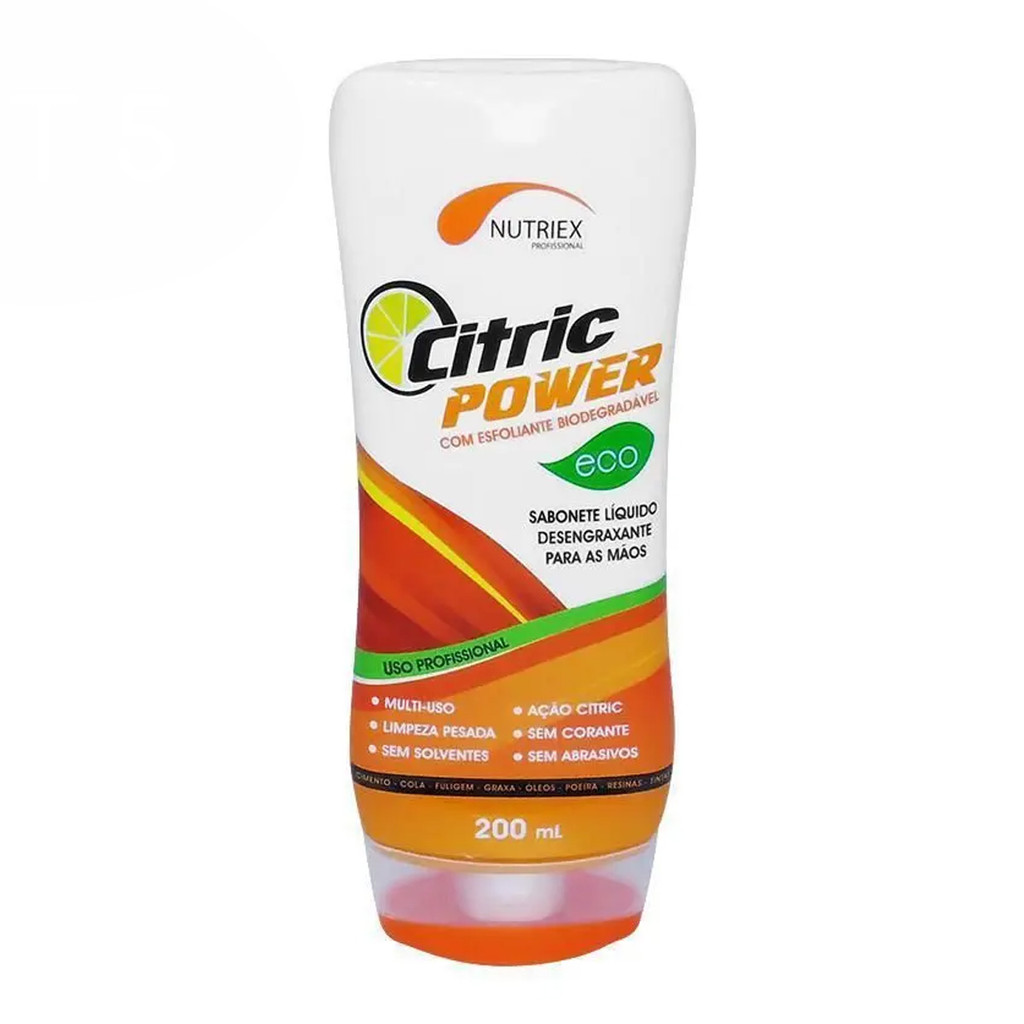 Sabonete Líquido Esfoliante Limpeza pesada 200ML Nutriex