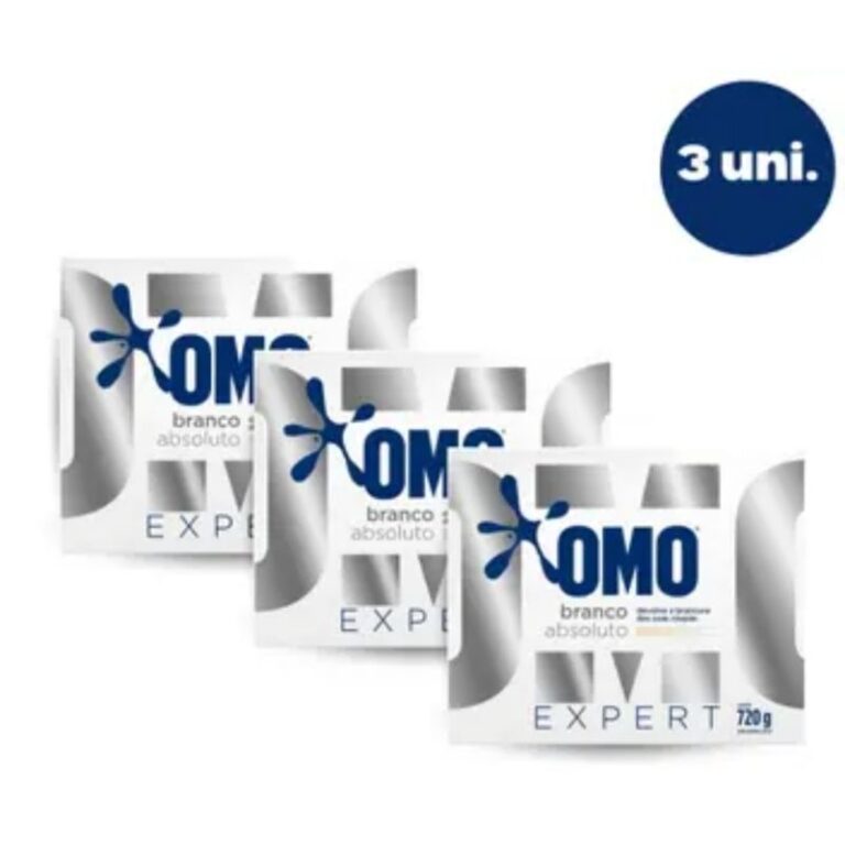 Sabão em pó OMO Expert  Branco Absoluto 720g cad