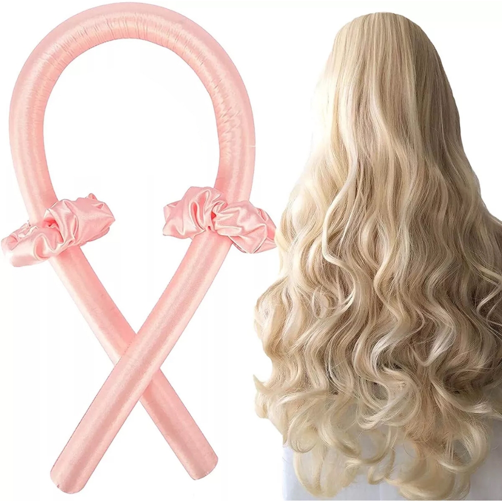 Kit Modelador de Cetim para Cabelo Feminino Transforme Cachos + 2 Xuxinhas Antifrizz