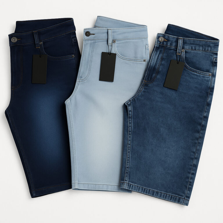 Kit 3 Bermudas Jeans Masculinas Lisa | Shorts Masc