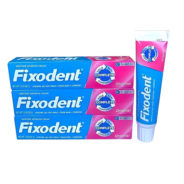 Fixodent 3 Unidades Creme Fixador Para Prótese De