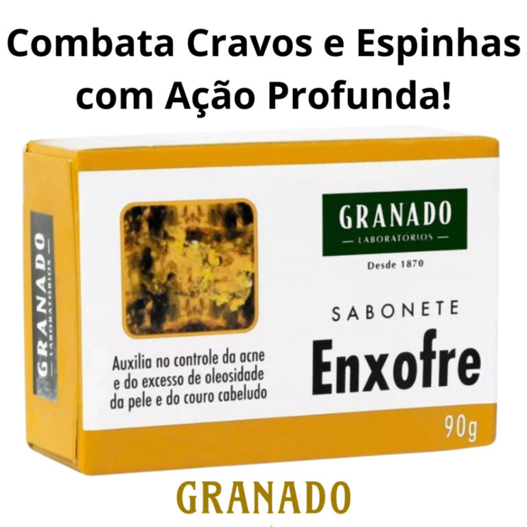 Sabonete Granado Enxofre Antiacne 90g Controle da