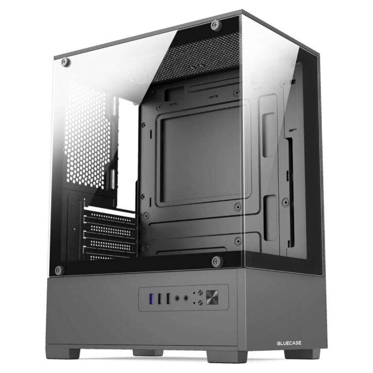 Gabinete Gamer Hit Cinza Bluecase Estilo Aquário 