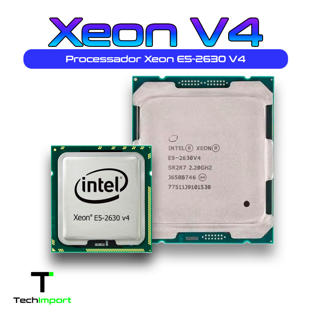 Processador Xeon E5-2630 V4 – 10 núcleos e 20 threads 3.1 Ghz Turbo LGA 2011-3 inclui pasta termica