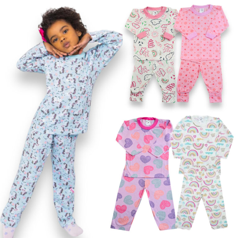 Pijama Frio Inverno PMG 123 Infantil Bebê PMG 123