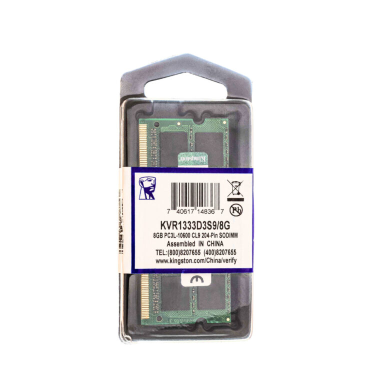 Memória Kingston 8GB DDR3 1333MHz KVR1333D3S9/8G 