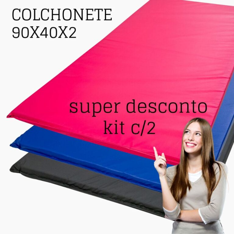 colchonete 100x60x3/ 90x40x3 / 90x40x2- exercício