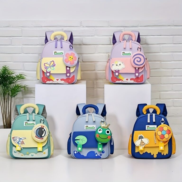 Mochila Infantil Leve De Desenho Animado Adequada 
