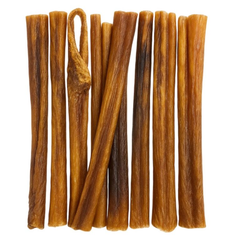 Petisco Esôfago Bovino Mordedor Natural Palito 10