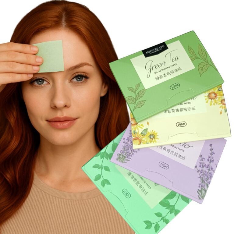 Papel Absorvente Anti-Oleosidade Facial Perfumado