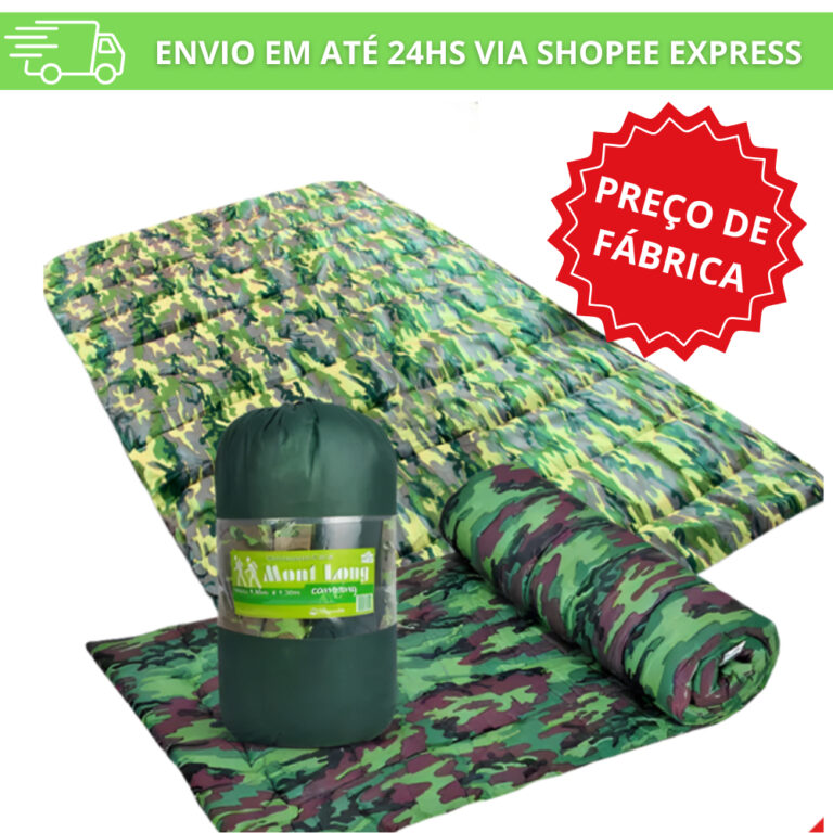 Colchonete Camping Acampamento Casal 130cmx190cm O