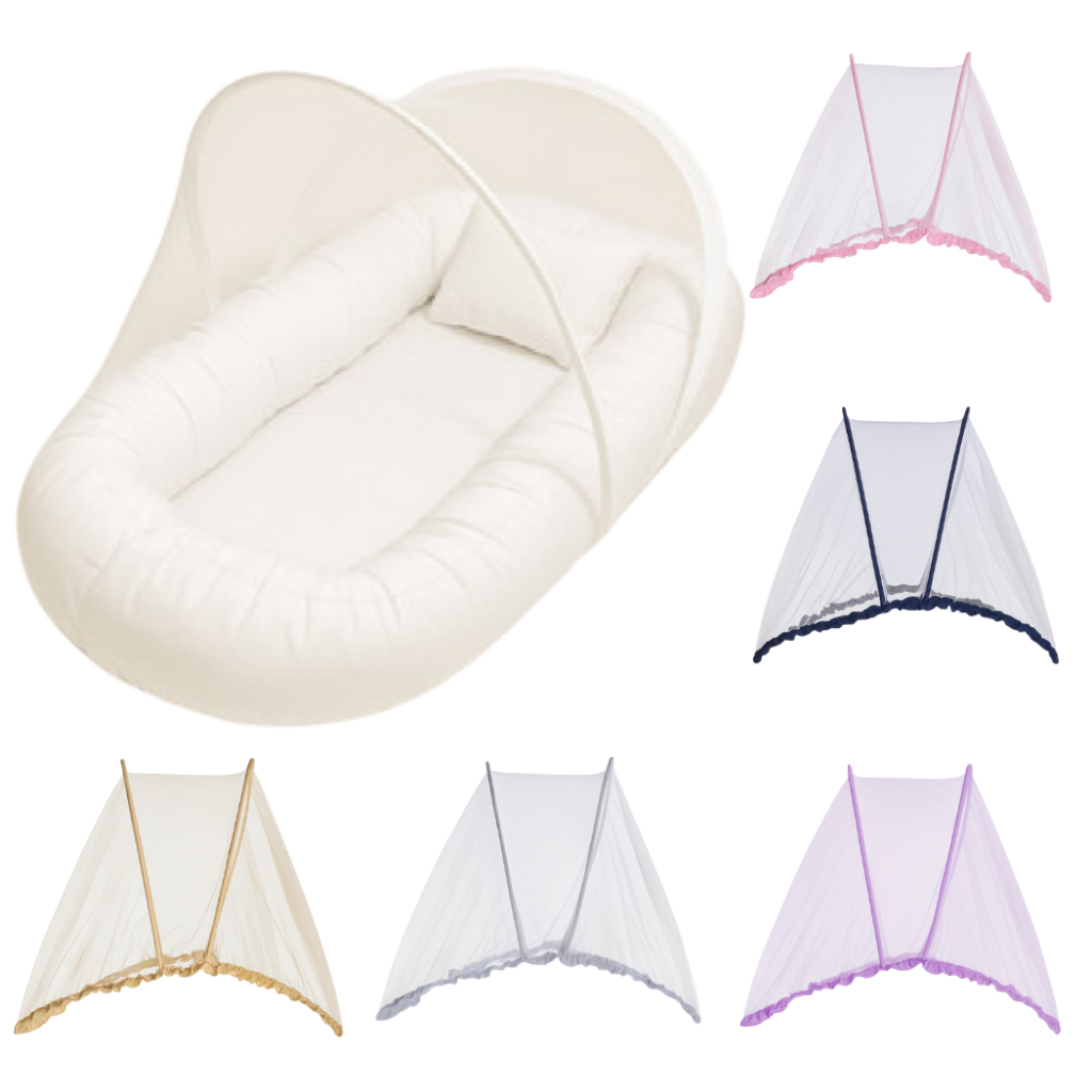 Mosquiteiro Portátil Universal para Ninho Bebê Tule Resistente Anti Insetos