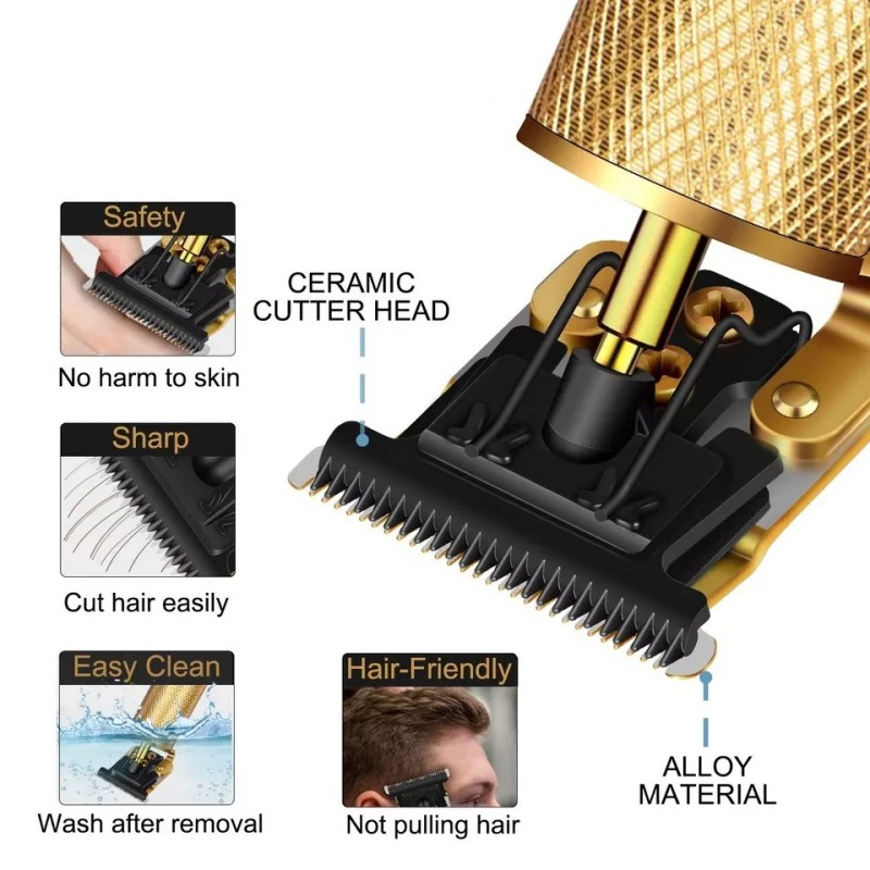 [Opções]Elétrico Cortar Cabelo Portátil Profissional+Máquina de Cortar Pelos Cortador  Nariz e Ouvid