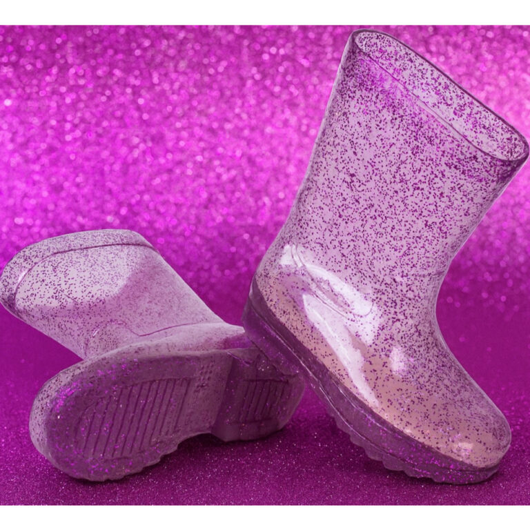 Galocha Infantil Menina Glitter Kids Lisa com Bril