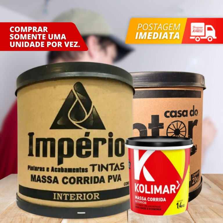 Massa Corrida 21kg Império para Parede Interna| R