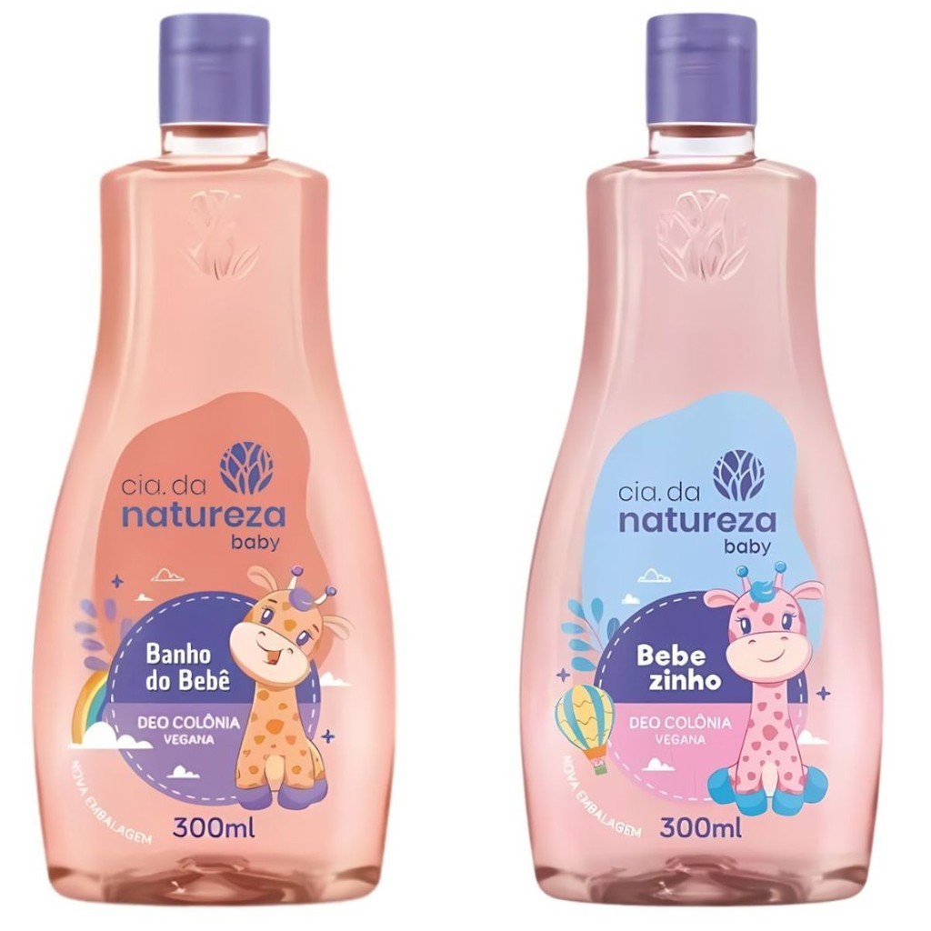 Deo Colônia Infantil Baby Cia Da Natureza 300 ml – Aroma Delicado, Uso Diário