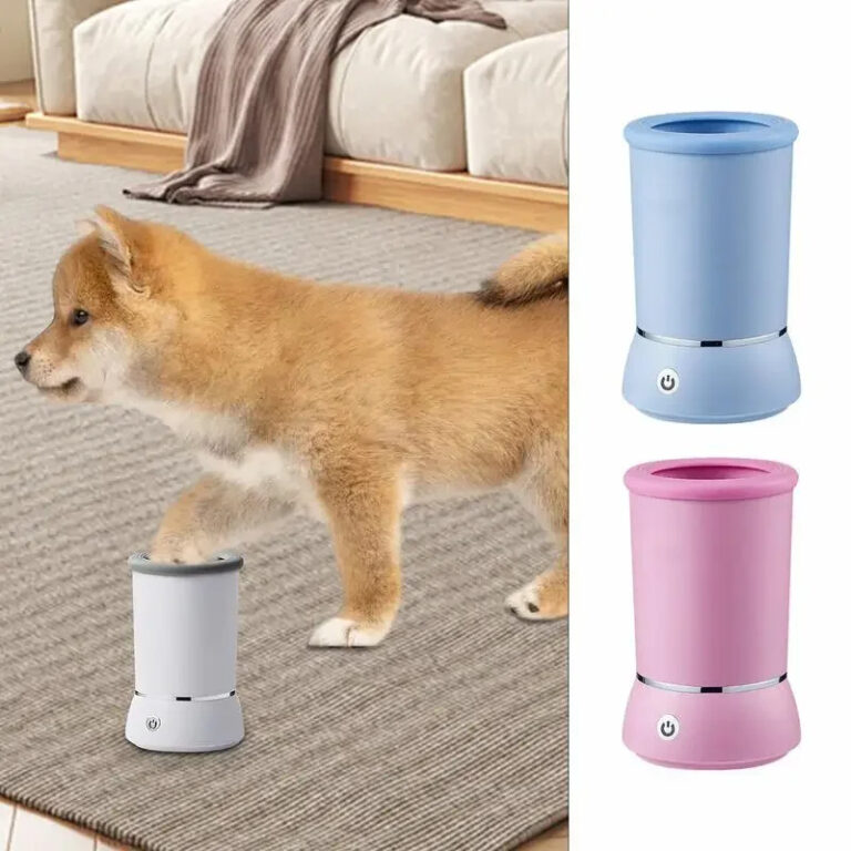 Limpador Automático de Pata de Cachorro e Gato de