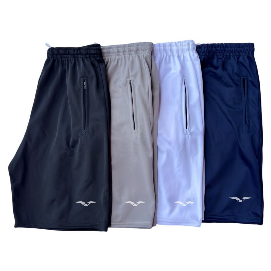Bermuda Refletiva Masculina Short Esportivo Para Corrida e Academia