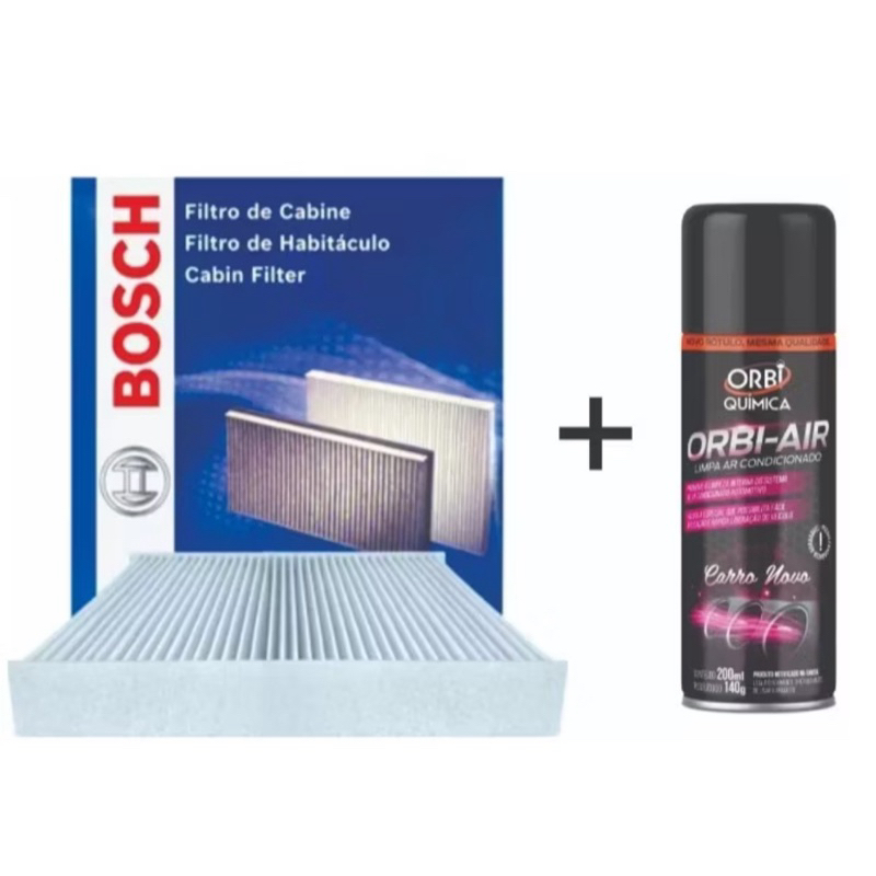 Filtro Ar Condicionado + Higinizador Corsa Celta Prisma Agile Montana Classic 0986BF0501