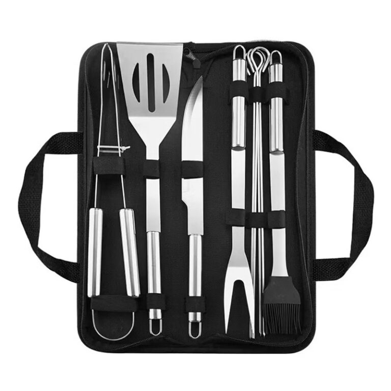 Kit 9 Para Churrasco Profissional Inox Chef Gourme