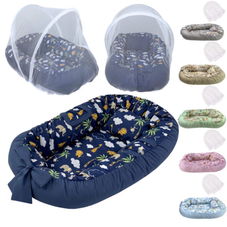 Kit Ninho Redutor De Berço Menino Menina + Mosqui