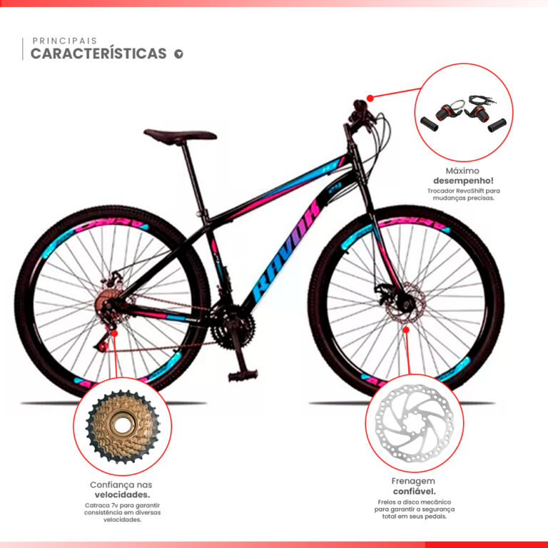 Kit Desmontado Bicicleta Aro 29 Quadro Aço Carbon