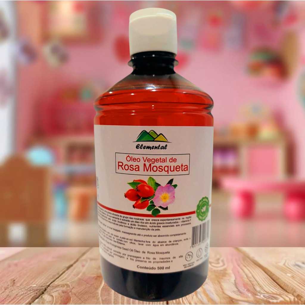 Óleo Vegetal De Rosa Mosqueta Natural 500ml
