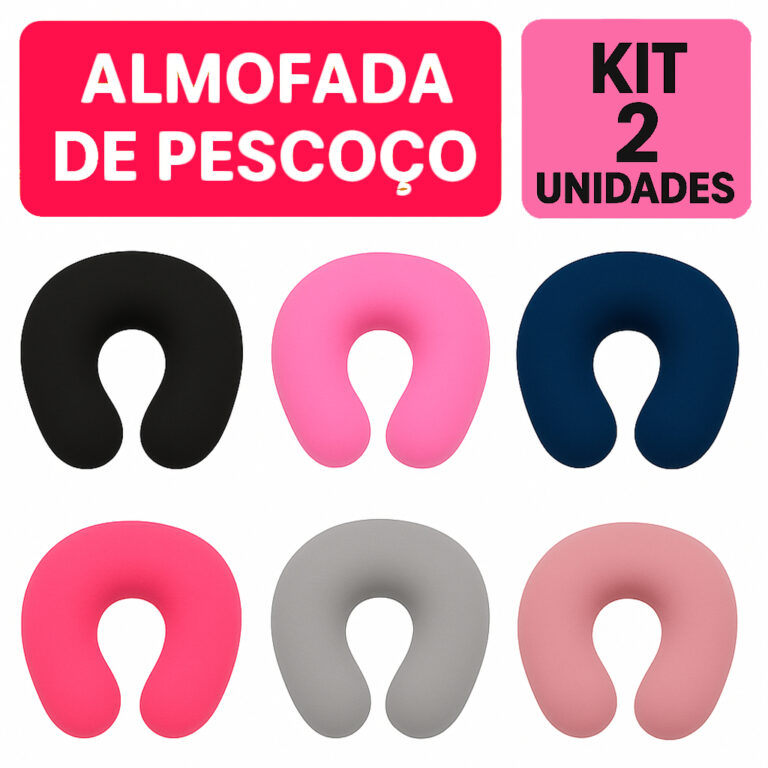 2 Travesseiros Luxos Protetor E Descanso Para Pesc
