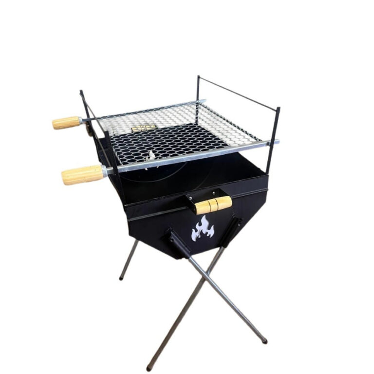Churrasqueira tradicional 50x40cm com pés desmont