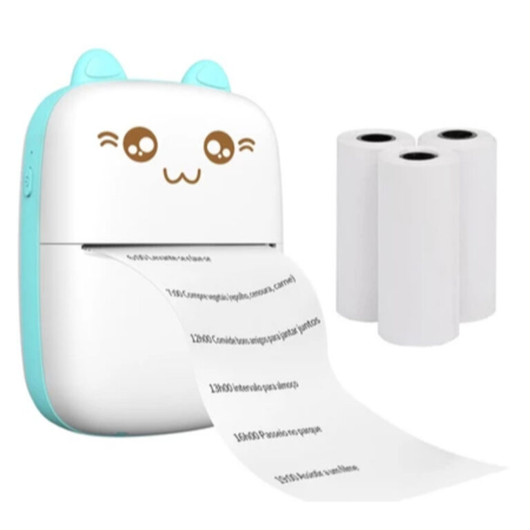 Mini Impressora Térmica Portátil Desenho Animado
