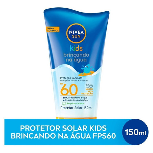 Protetor Solar Nivea Sun Kids Brincando Na Água F