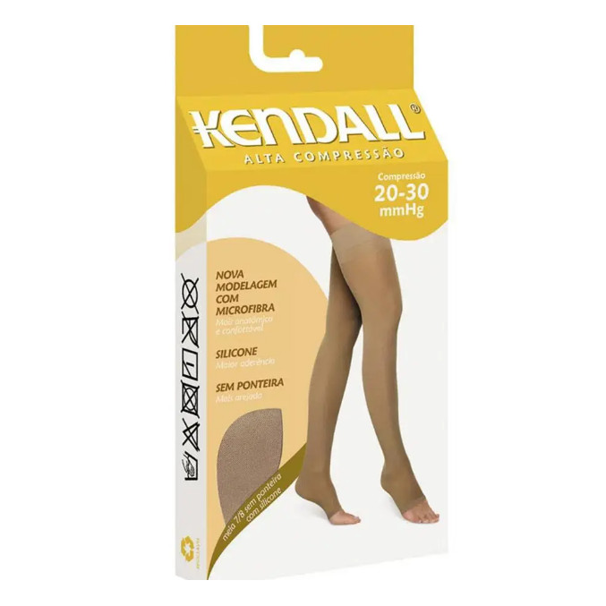 Meia 7/8 Alta Compressão Sem Ponteira 20-30 Mmhg 