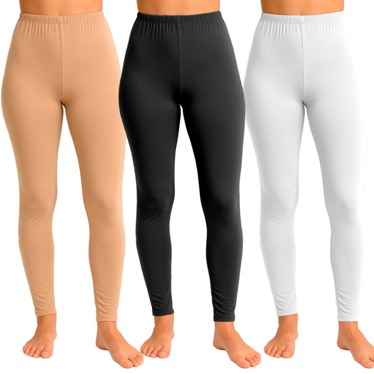 Kit 3 Calças Segunda Pele Lisas Microfibra Anti T