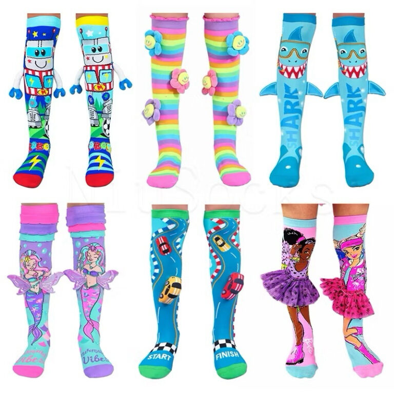 Meias 3D Infantil Maluca Divertida Personagens