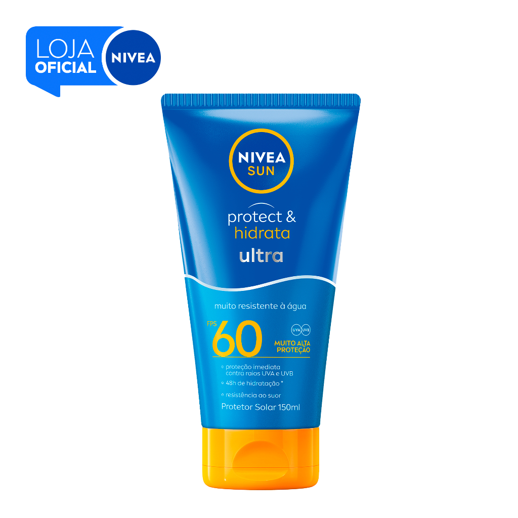 NIVEA SUN Protetor Solar Protect E Hidrata Ultra FPS 60 150ml BBB 26