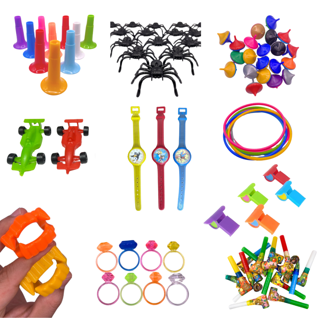 Kit 100 Mini Brinquedos Aniversário Festa Lembrancinha Saquinho Surpresa Dia das Crianças Infantil