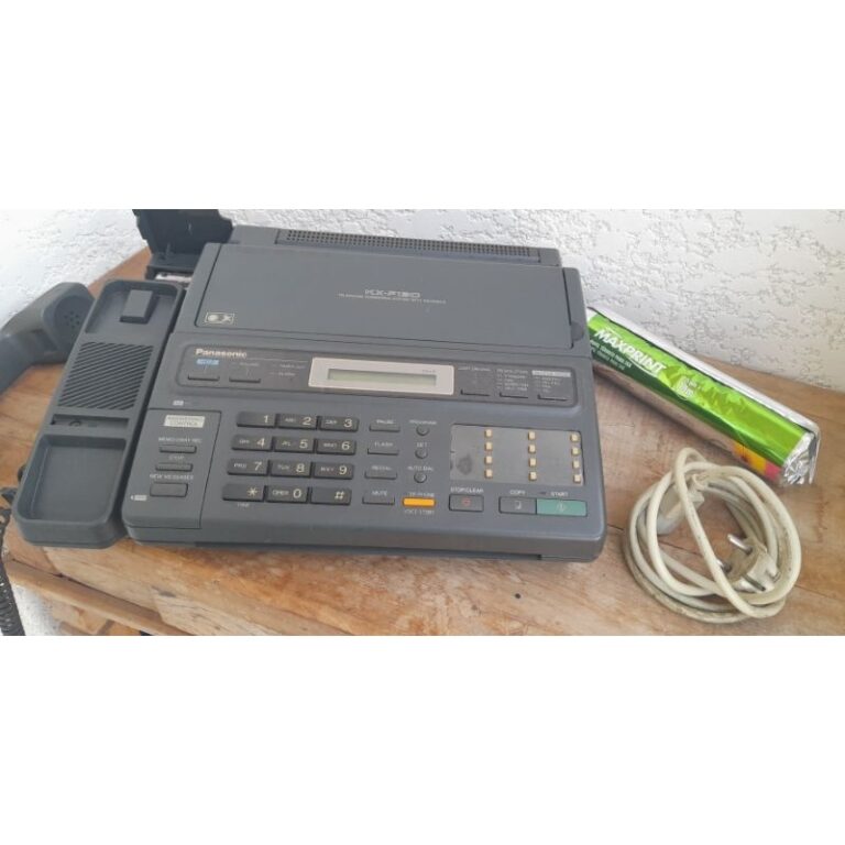 Aparelho de fax panasonic kx-f130 110 volts ( Ler