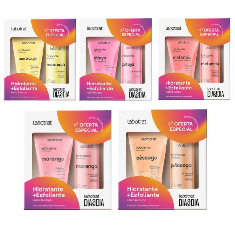 Pack Hidratante + Esfoliante Corpo e Rosto Pêsseg