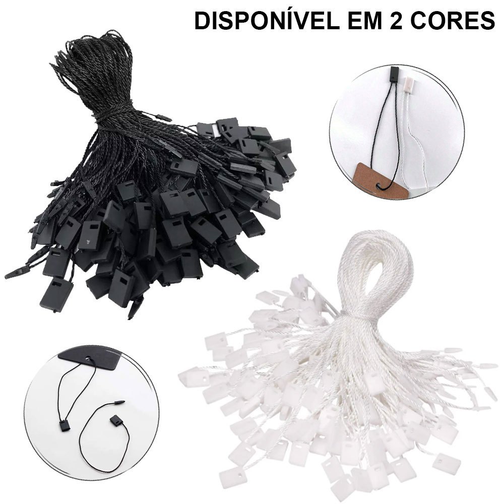 Kit 1000 Lacre Inviolável Autenticidade Segurança Tag Roupas