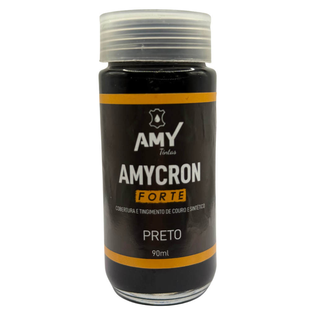 Tinta Amycron Forte 90ml – Restaura e Protege Couro com Eficiência e Economia