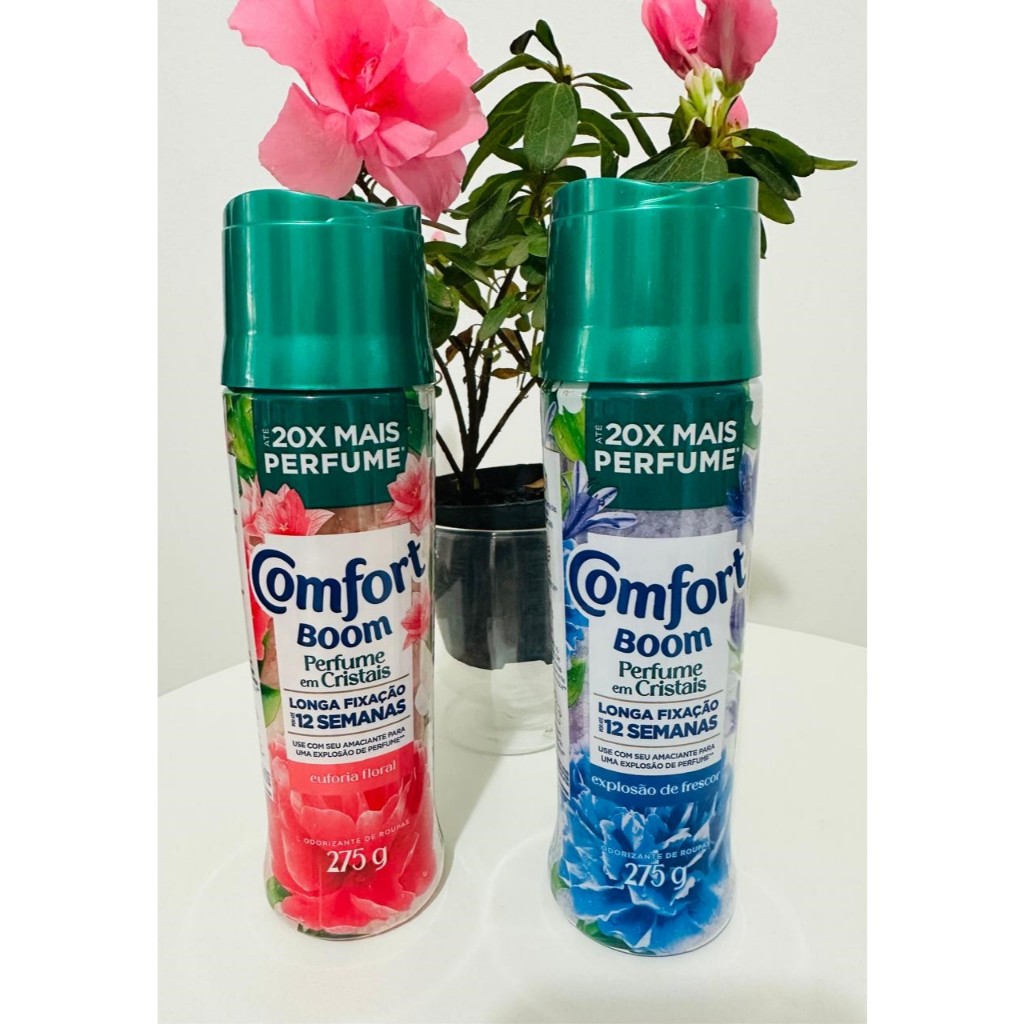 Comfort BOOM Euforia floral 275g + Comfort BOMM explosão de frescos + Bridgerton 275g