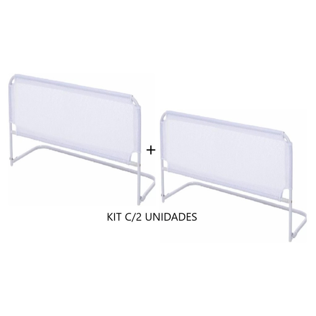 2 UNIDADES Grade de Cama – Tela de Proteção – 3 Cores – Serve para cama Box com Colchão