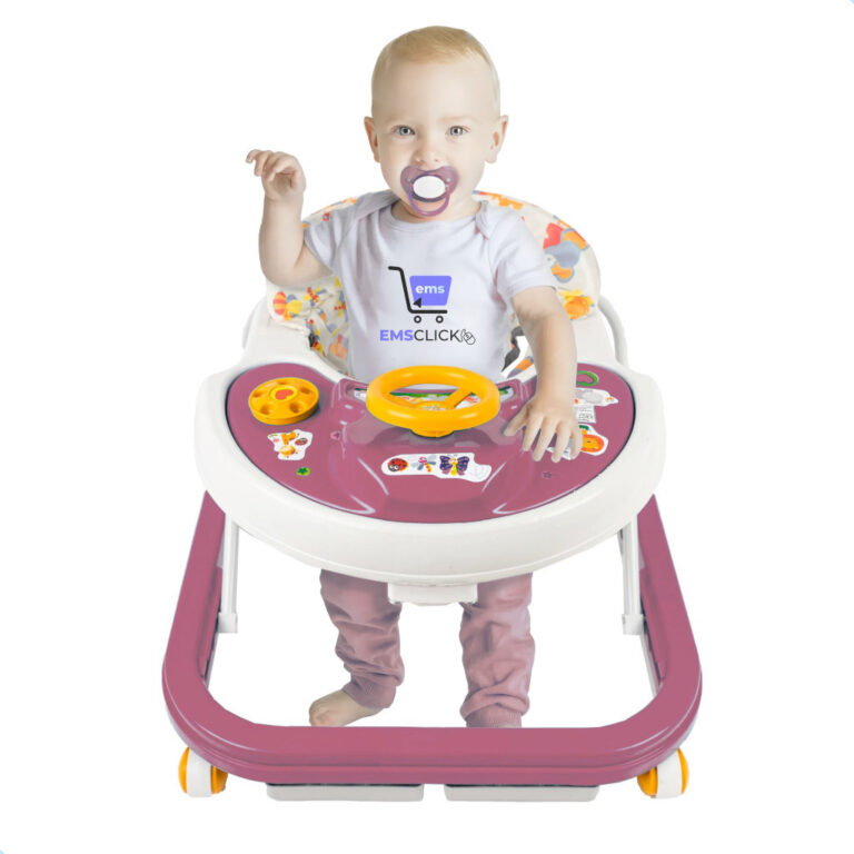 Andador Infantil Musical Rosa Styll Baby Menina So