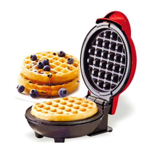 Mini Máquina de Waffles Elétrica Casa Cozinha Fa
