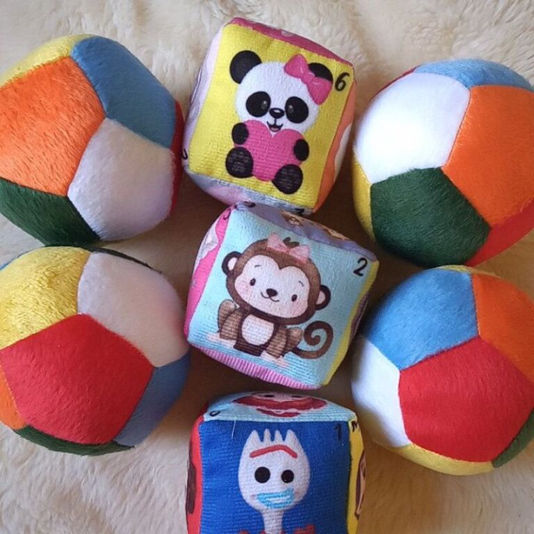 Dado e bola baby com guizo chocalho, para bebê br