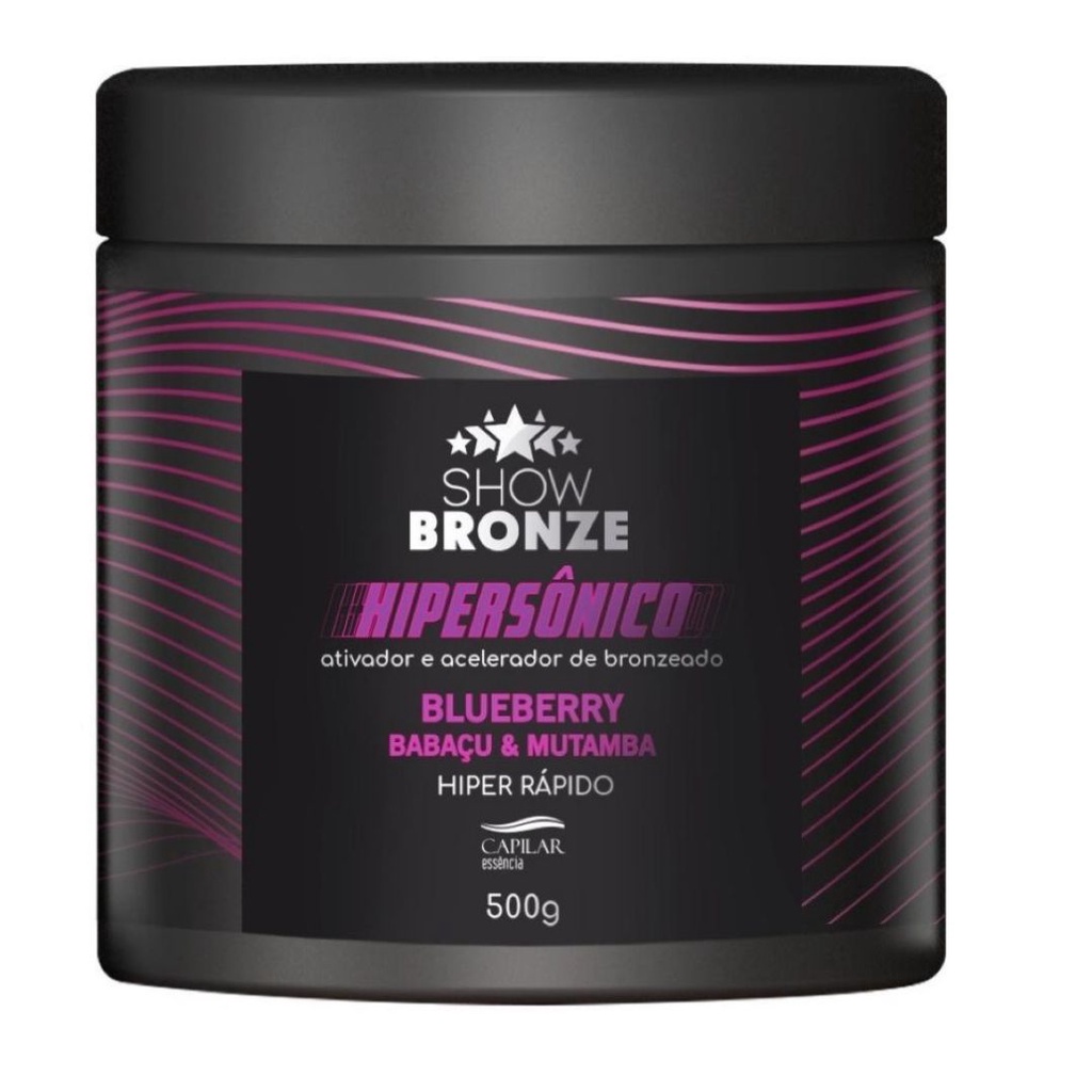 Hipersônico BLUEBERRY Ativador de Bronzeado 500g – CAPILAR ESSÊNCIA