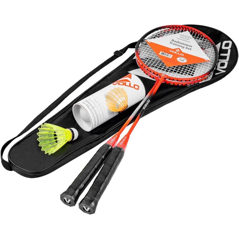 Kit Badminton 2 Raquetes 3 Petecas Bolsa Completo 